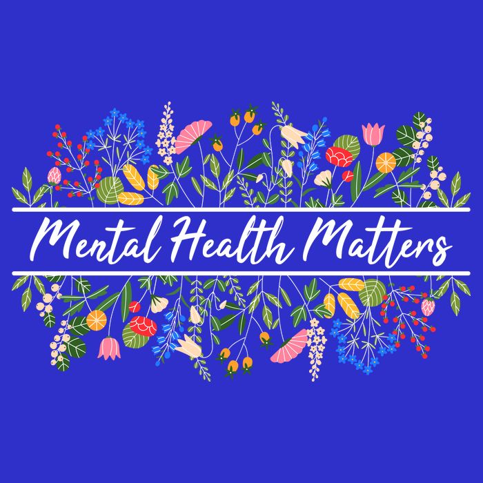 Mental Health Matters Floral Wildflowers Toddler Hoodie