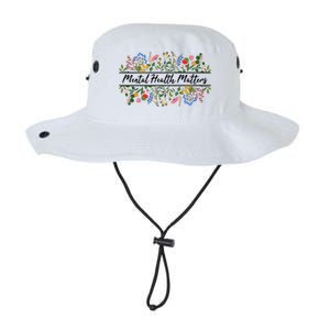 Mental Health Matters Floral Wildflowers Legacy Cool Fit Booney Bucket Hat