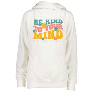 Mental Health Matters End The Stigma Mental Health Awareness Womens Funnel Neck Pullover Hood