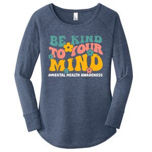 Mental Health Matters End The Stigma Mental Health Awareness Women's Perfect Tri Tunic Long Sleeve Shirt