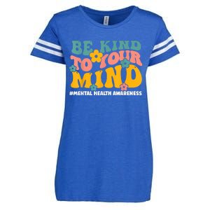 Mental Health Matters End The Stigma Mental Health Awareness Enza Ladies Jersey Football T-Shirt