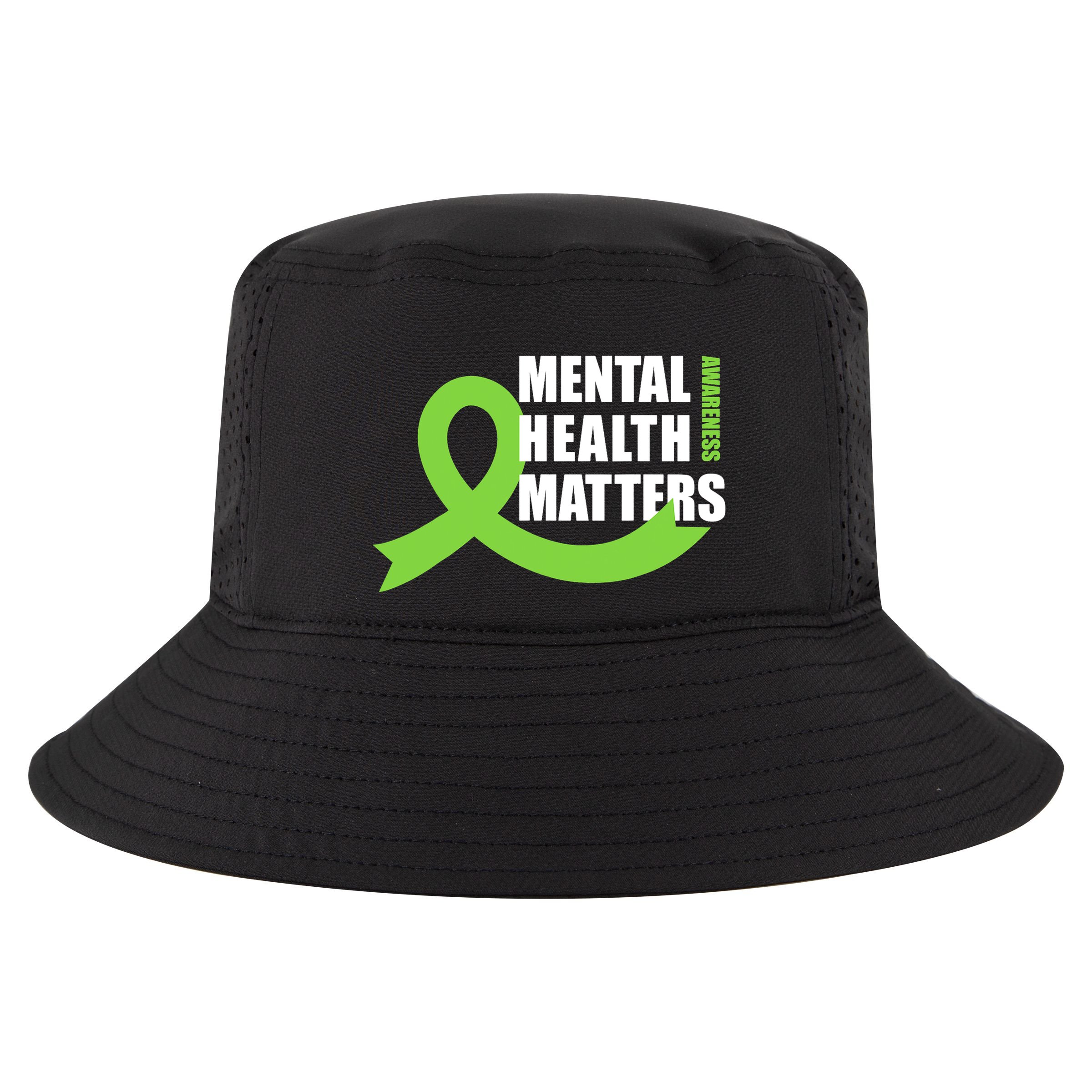 Mental Health Matters Quotes Health Awareness End The Stigma Cool Comfort Performance Bucket Hat