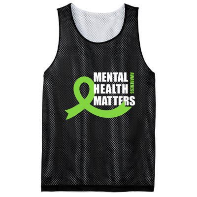 Mental Health Matters Quotes Health Awareness End The Stigma Mesh Reversible Basketball Jersey Tank