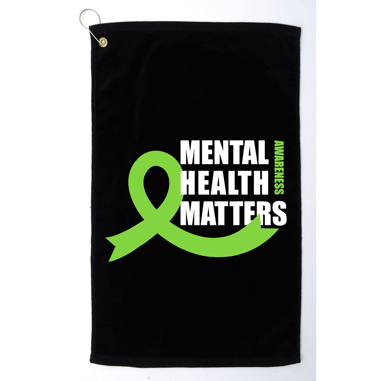 Mental Health Matters Quotes Health Awareness End The Stigma Golf Towel