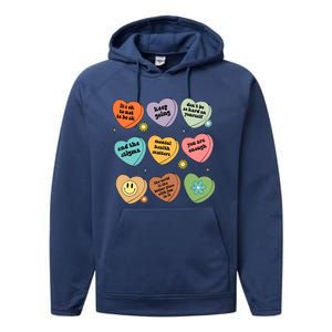 Mental Health Matters You Are Enough Self Care Awareness Performance Fleece Hoodie