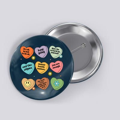 Mental Health Matters You Are Enough Self Care Awareness Button