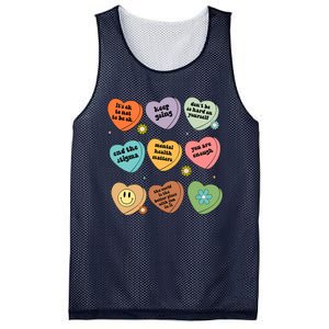 Mental Health Matters You Are Enough Self Care Awareness Mesh Reversible Basketball Jersey Tank