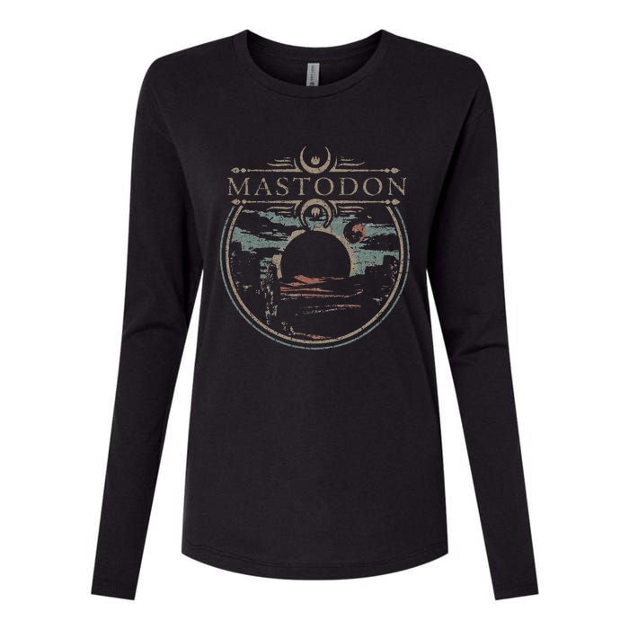 Mastodon Horizon Womens Cotton Relaxed Long Sleeve T-Shirt