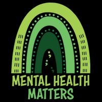 Mental Health Matters Green Rainbow Sustainable Bucket Hat
