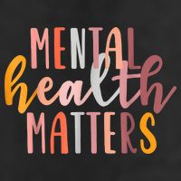 Mental Health Matters Human Brain Illness Awareness 7 Panel Mesh Trucker Snapback Hat