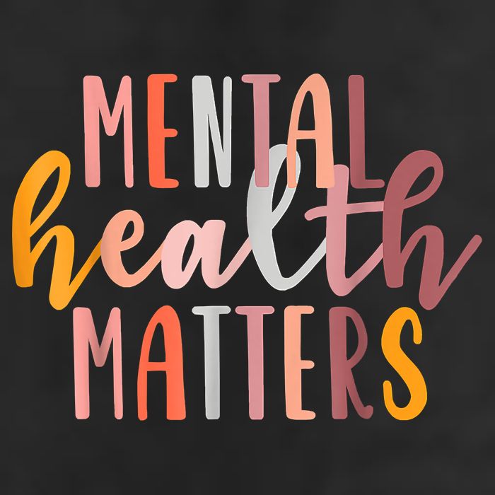 Mental Health Matters Human Brain Illness Awareness 7 Panel Mesh Trucker Snapback Hat