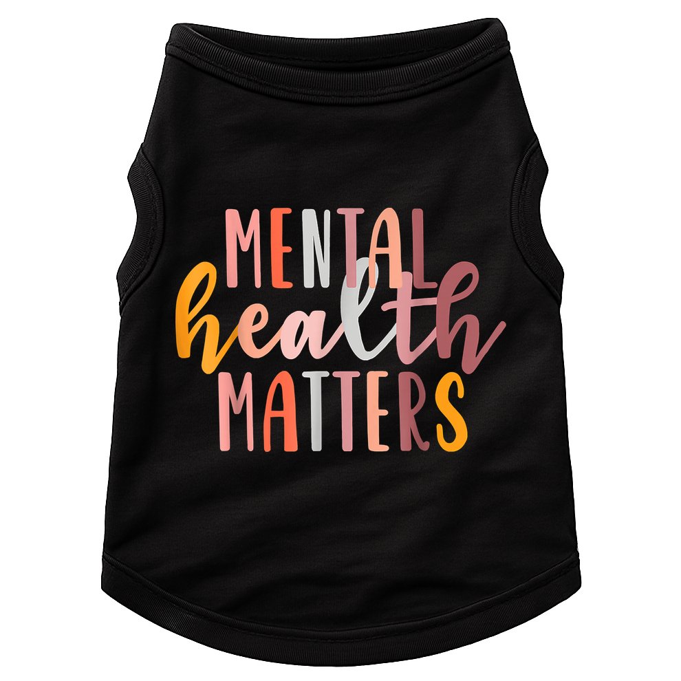 Mental Health Matters Human Brain Illness Awareness Doggie Tank