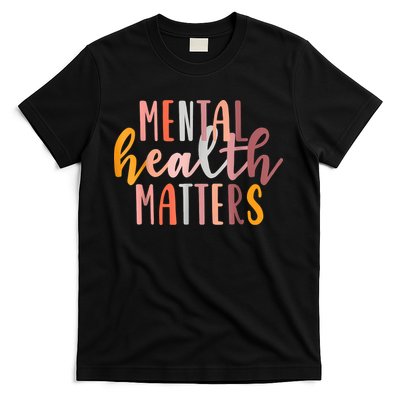 Mental Health Matters Human Brain Illness Awareness T-Shirt