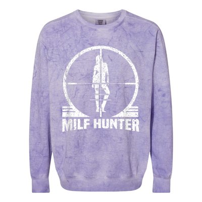 MILF Hunter Colorblast Crewneck Sweatshirt