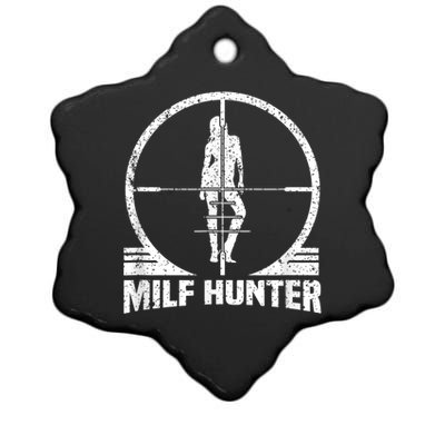 MILF Hunter Ceramic Star Ornament