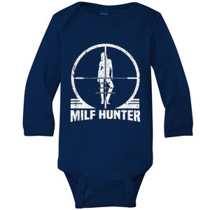 MILF Hunter Baby Long Sleeve Bodysuit