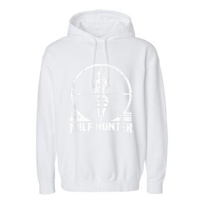 MILF Hunter Garment-Dyed Fleece Hoodie