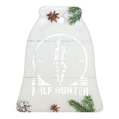 MILF Hunter Ceramic Bell Ornament