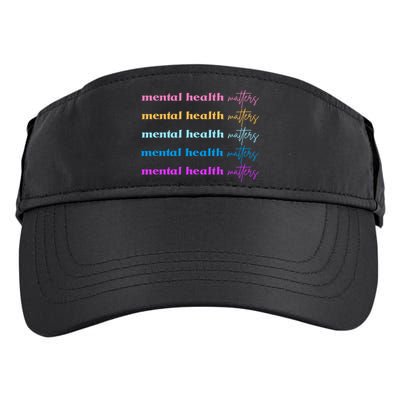 Mental Health Matter Colorful Awareness Adult Drive Performance Visor