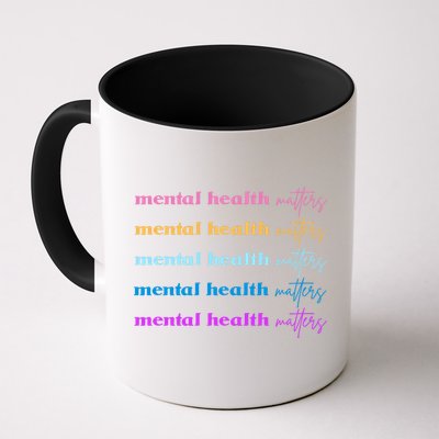 Mental Health Matter Colorful Awareness Mug