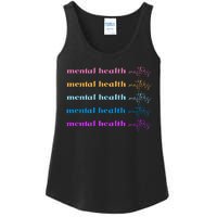 Mental Health Matter Colorful Awareness Ladies Essential Tank