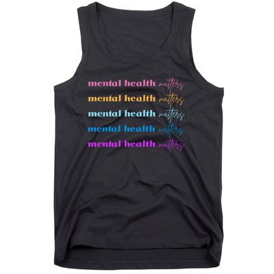 Mental Health Matter Colorful Awareness Tank Top