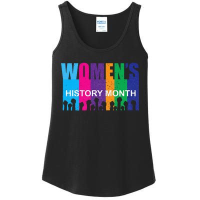 March History Month Retro Distressed Ladies Essential Tank