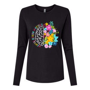 Mental Health Matters Plant Lovers Gardening Womens Cotton Relaxed Long Sleeve T-Shirt