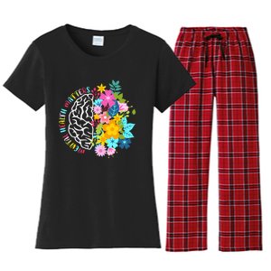 Mental Health Matters Plant Lovers Gardening Women's Flannel Pajama Set