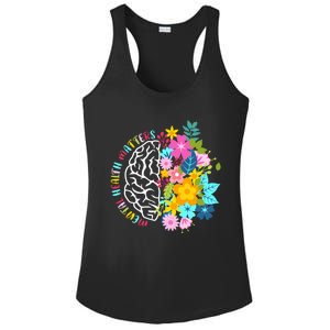 Mental Health Matters Plant Lovers Gardening Ladies PosiCharge Competitor Racerback Tank