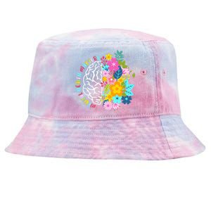 Mental Health Matters Plant Lovers Gardening Tie-Dyed Bucket Hat