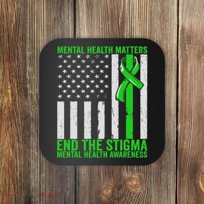 Mental Health Matter Mental Health Awareness End The Stigma Coaster