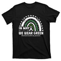 Mental Health Matters We Wear Green Mental Health Awareness T-Shirt