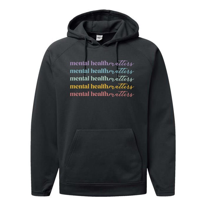 Mental Health Matters Performance Fleece Hoodie