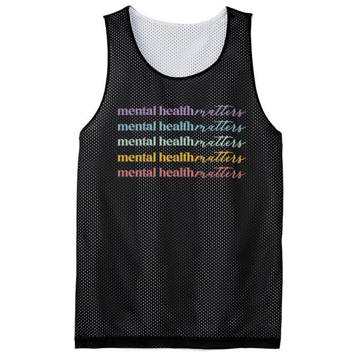 Mental Health Matters Mesh Reversible Basketball Jersey Tank