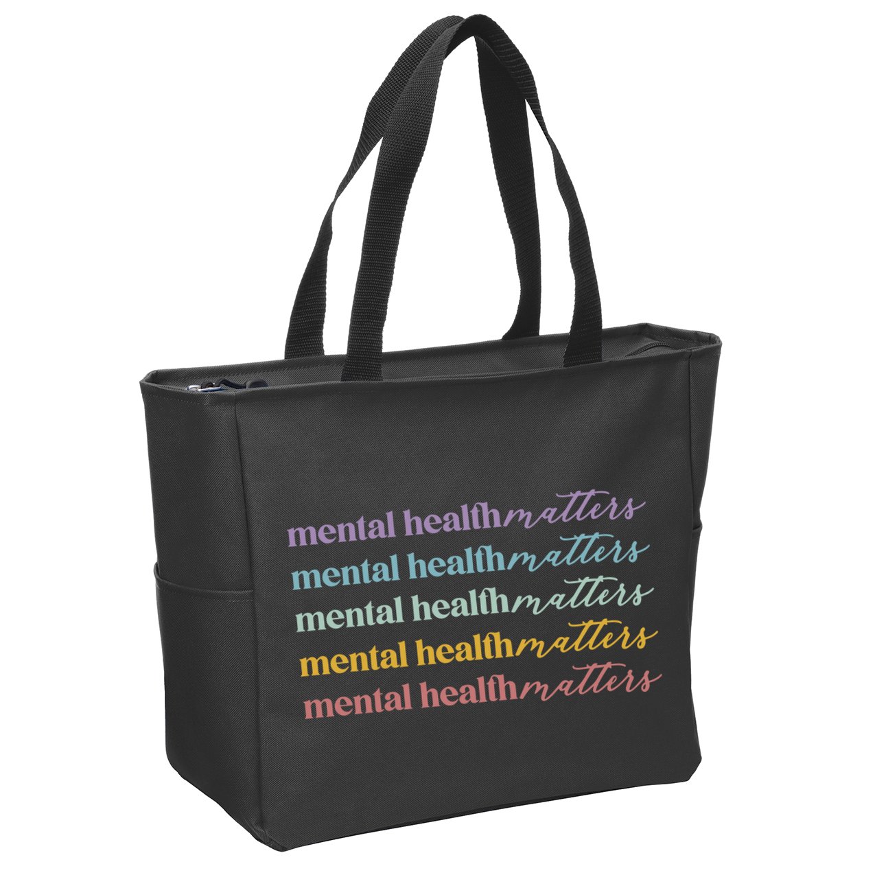 Mental Health Matters Zip Tote Bag