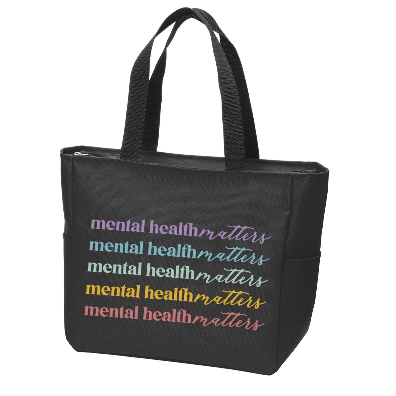 Mental Health Matters Zip Tote Bag
