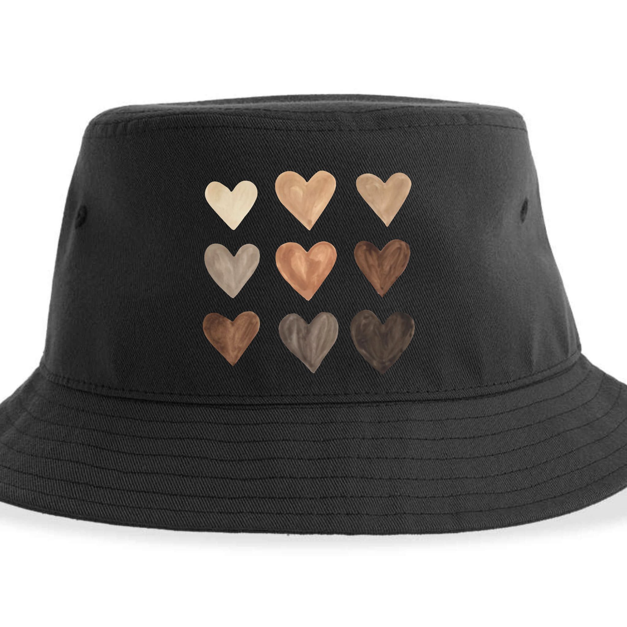 Melanin Hearts Sustainable Bucket Hat
