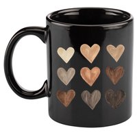 Melanin Hearts 11oz C Handle Ceramic Mug