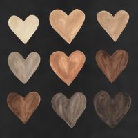 Melanin Hearts 11oz C Handle Ceramic Mug