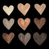 Melanin Hearts Drawstring Bag