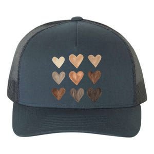 Melanin Hearts Yupoong Adult 5-Panel Trucker Hat