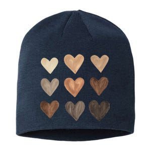 Melanin Hearts Sustainable Beanie