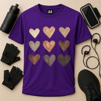 Melanin Hearts Cooling Performance Crew T-Shirt