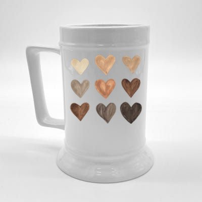 Melanin Hearts Beer Stein