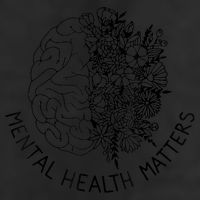 Mental Health Matters Human Brain Illness Awareness 7 Panel Mesh Trucker Snapback Hat