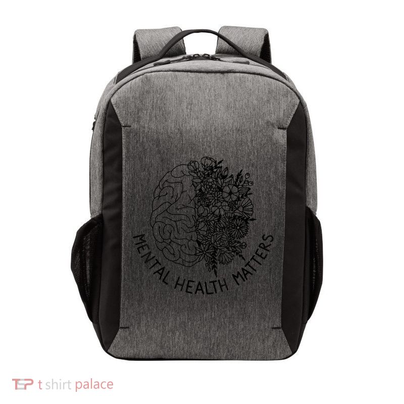 Mental Health Matters Human Brain Illness Awareness Vector Backpack