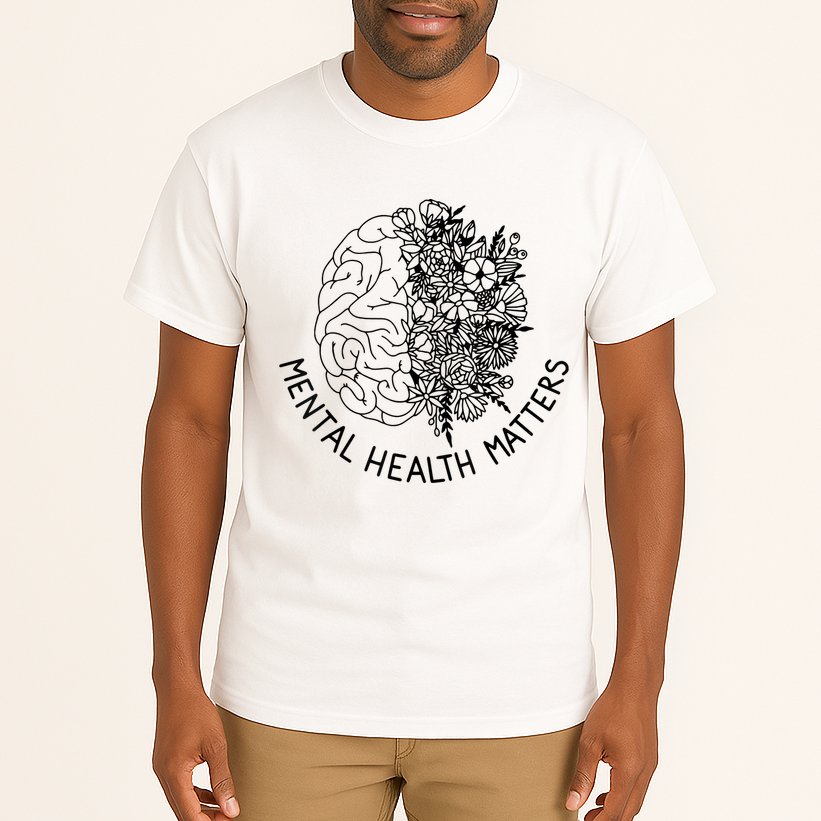 Mental Health Matters Human Brain Illness Awareness Tall T-Shirt