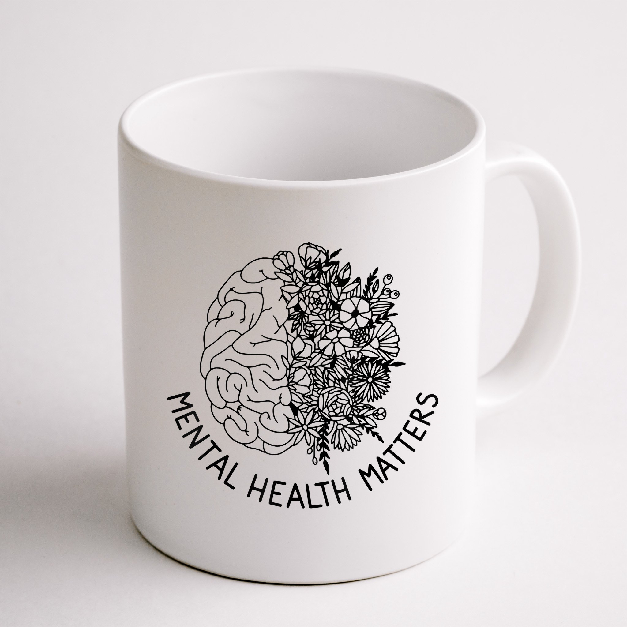Mental Health Matters Human Brain Illness Awareness Mug