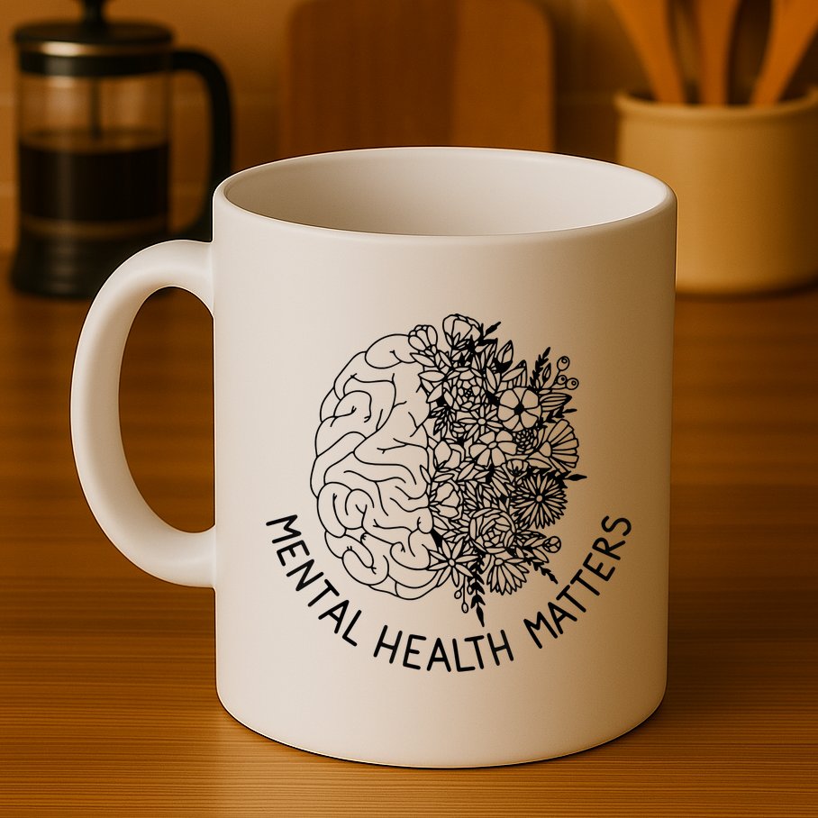 Mental Health Matters Human Brain Illness Awareness Mug